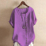 Amaya | Effortless Button Detail Summer Blouse
