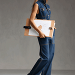 Casual Retro Multi-pocket Topstitching Dark Blue Denim Sleeveless Balloon Jumpsuit