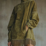 Eva | Chic Faux Suede Dress
