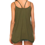 Sleeveless Tunic Blouses Sexy Pleated Camis - Nadorine (Us Only)