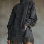 Eva | Chic Faux Suede Dress