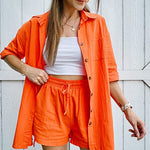 Two Piece Outfit Sets Cotton Shorts Set - Nadorine (Us Only)