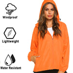 Waterproof Rain Packable Hooded Windbreaker - Nadorine (Us Only)
