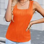 Nadorine Square Neck Tank Tops