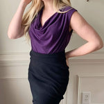 Ruched Cowl Neck Tank Tops - Nadorine (Us Only)