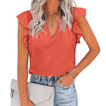 Shirts Short Sleeve Loose T Shirt Blouses - Nadorine (Us Only)