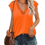 Tank Tops Short Sleeve Shirt- Nadorine (Us Only)