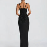 Sienna Laurent | Satin Corset Maxi Dress For Women