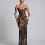 Valentina Rossi | Lace Corset Maxi Dress For Women