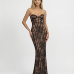 Valentina Rossi | Lace Corset Maxi Dress For Women