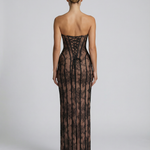 Valentina Rossi | Lace Corset Maxi Dress For Women