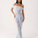 Elena Moretti | Lace Evening Maxi Dress For Women