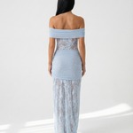 Elena Moretti | Lace Evening Maxi Dress For Women