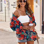 Nadorine Long Sleeve Blouses Casual Tops