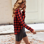 Nadorine Long Sleeve Shirts Square Neck Pleated Tunic Tops