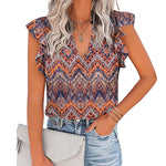 Shirts Short Sleeve Loose T Shirt Blouses - Nadorine (Us Only)