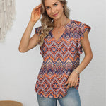 Shirts Short Sleeve Loose T Shirt Blouses - Nadorine (Us Only)