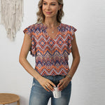 Shirts Short Sleeve Loose T Shirt Blouses - Nadorine (Us Only)