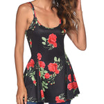 Spaghetti Strap Tunic Camisoles Tank Tops - Nadorine (Us Only)