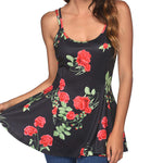 Spaghetti Strap Tunic Camisoles Tank Tops - Nadorine (Us Only)