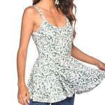 Spaghetti Strap Tunic Camisoles Tank Tops - Nadorine (Us Only)