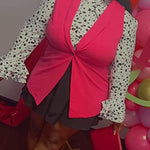 Women Bow Tie Neck Blouses Ruffle Long Sleeve Shirts Button-Down Office Work Casual Tops XS-3XL - Nadorine (Us Only)