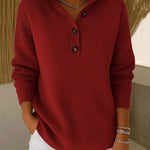 Florence | V Neck Polo Sweater
