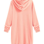 Fleece Hoodies Tunic Long Hoodie Jacket - Nadorine (Us Only)