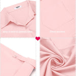 Satin Silk Button Down Shirts - Nadorine (Us Only)