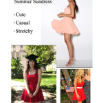 Summer Sundress Sleeveless Beach Dress - Nadorine (Us Only)