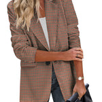 Open Front Work Office Jackets Blazer
