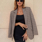 Open Front Work Office Jackets Blazer