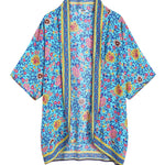 Floral Printed Batwing Cardigan - Nadorine (Us Only)