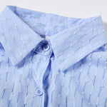 Charlotte Flemming | Embroidered Shirt & Shorts Set For Women