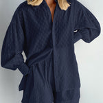 Charlotte Flemming | Embroidered Shirt & Shorts Set For Women