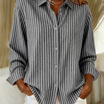 Jacqueline | Striped Button Down Shirt
