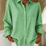 Jacqueline | Striped Button-Down Shirt