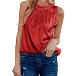 Womens Tank Tops Dressy Casual Mock Neck Sleeveless Blouses Fashion Shirts for Work - Nadorine (Us Only)