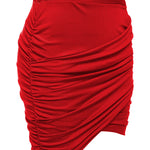 High Waist Stretch Tight Pleated Bodycon Skirt - Nadorine (Us Only)
