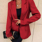 Open Front Work Office Jackets Blazer