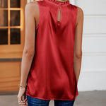 Womens Tank Tops Dressy Casual Mock Neck Sleeveless Blouses Fashion Shirts for Work - Nadorine (Us Only)