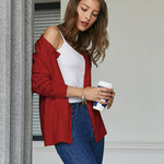 Nadorine Women's Button Down Crochet Sweater Cardigan
