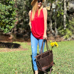 Womens Tank Tops Dressy Casual Mock Neck Sleeveless Blouses Fashion Shirts for Work - Nadorine (Us Only)