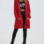 Zeagoo Zip Up Hoodies Long Fleece Jacket