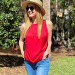 Womens Tank Tops Dressy Casual Mock Neck Sleeveless Blouses Fashion Shirts for Work - Nadorine (Us Only)