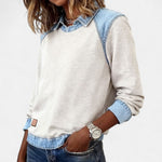 Gloria | Contrast-Panel Pullover