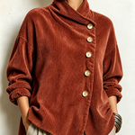 Olivia | Corduroy Button-Up Top
