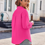 Nadorine Long Sleeve Blouses Casual Tops