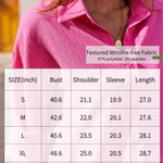 Nadorine Long Sleeve Blouses Casual Tops