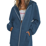 Zeagoo Zip Up Hoodies Long Fleece Jacket